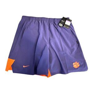 Clemson Tigers Nike Flex Dri-Fit Mens On Field Shorts w/pockets - NEW! Size 3XL